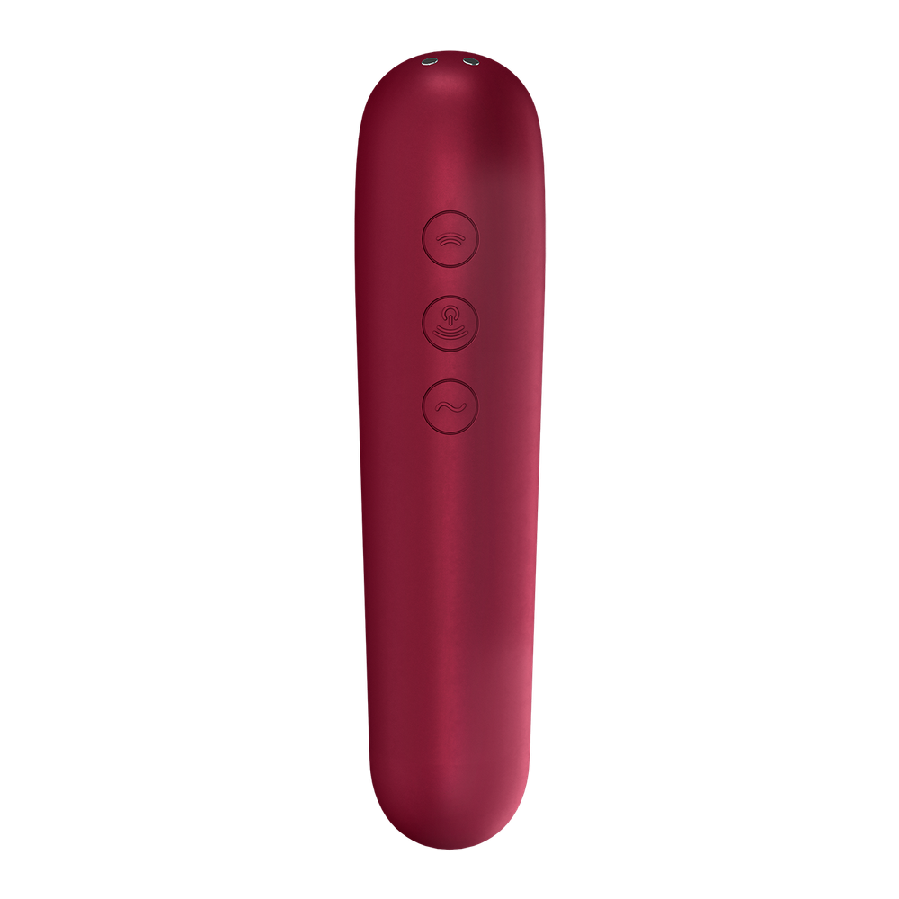 Вакуумно-волновой стимулятор Satisfyer Dual Love, красный