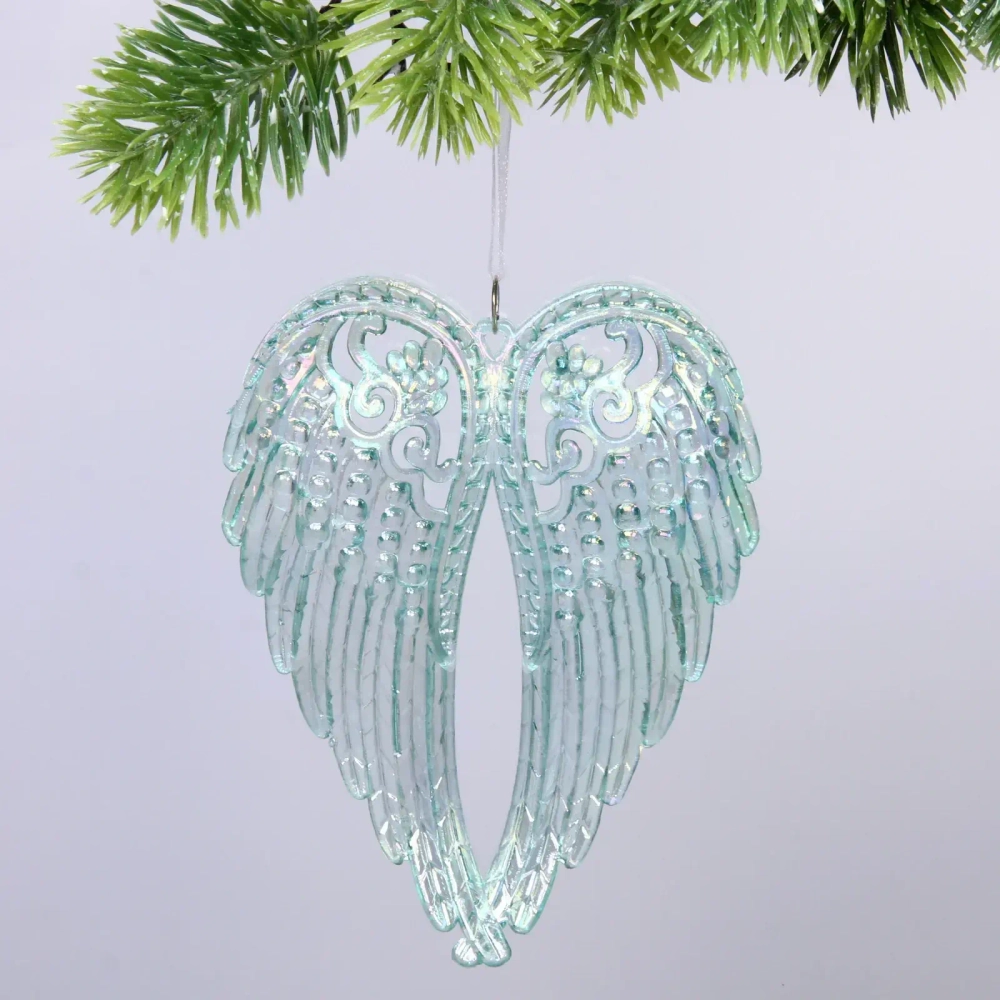 Подвеска «Крылья ангела» 11*15 см, Зелёный