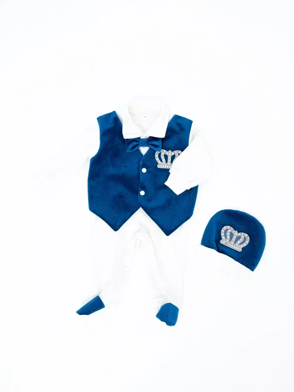 Комбинезон на выписку для новорожденного джентльмен