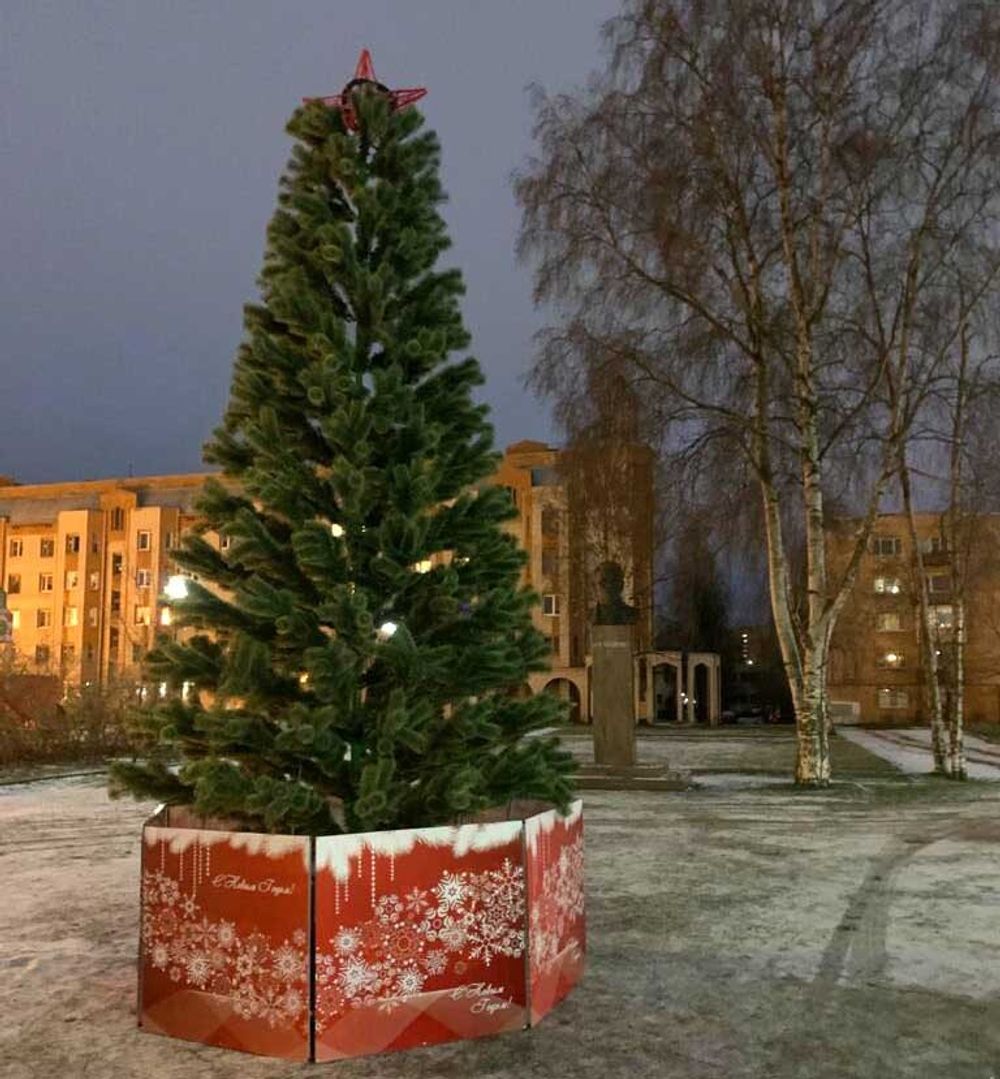 Ограждение для Ствольной уличной искусственной елки