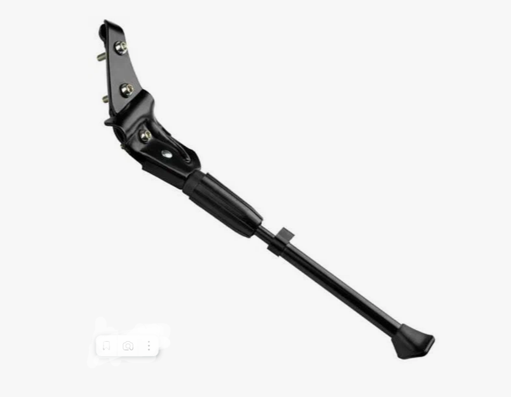 Подножка NUVO  20-28", алюминиевая, крепление на 2 пера, регулируемая, черная