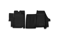 Коврики Standard, в салон PEUGEOT Boxer 1994- , 2 шт. (полиуретан, чёрные) Element.CARPGT00003