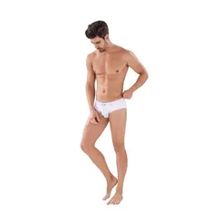 Мужские плавки белые Clever Moda BAHIA SWIMSUIT BRIEF 089101