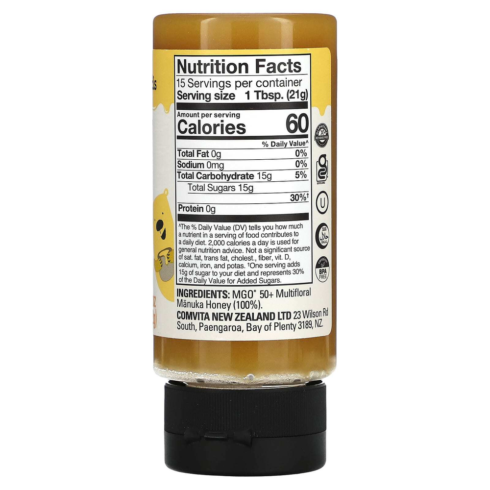 Comvita, Kids, вкусный мед, MGO 50+, 312 г (11 унций)