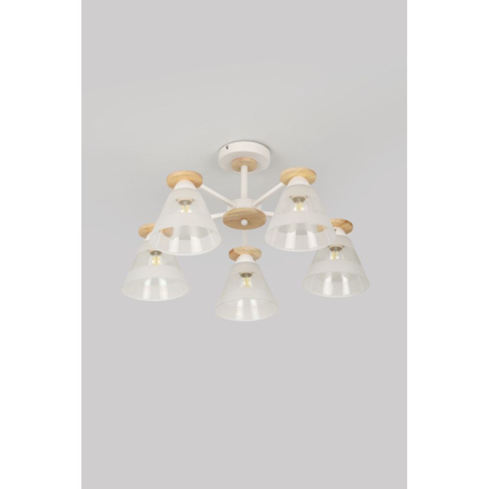 Люстра Rivoli Theothila 9177-305 5 х Е27 60 Вт модерн | Rivoli