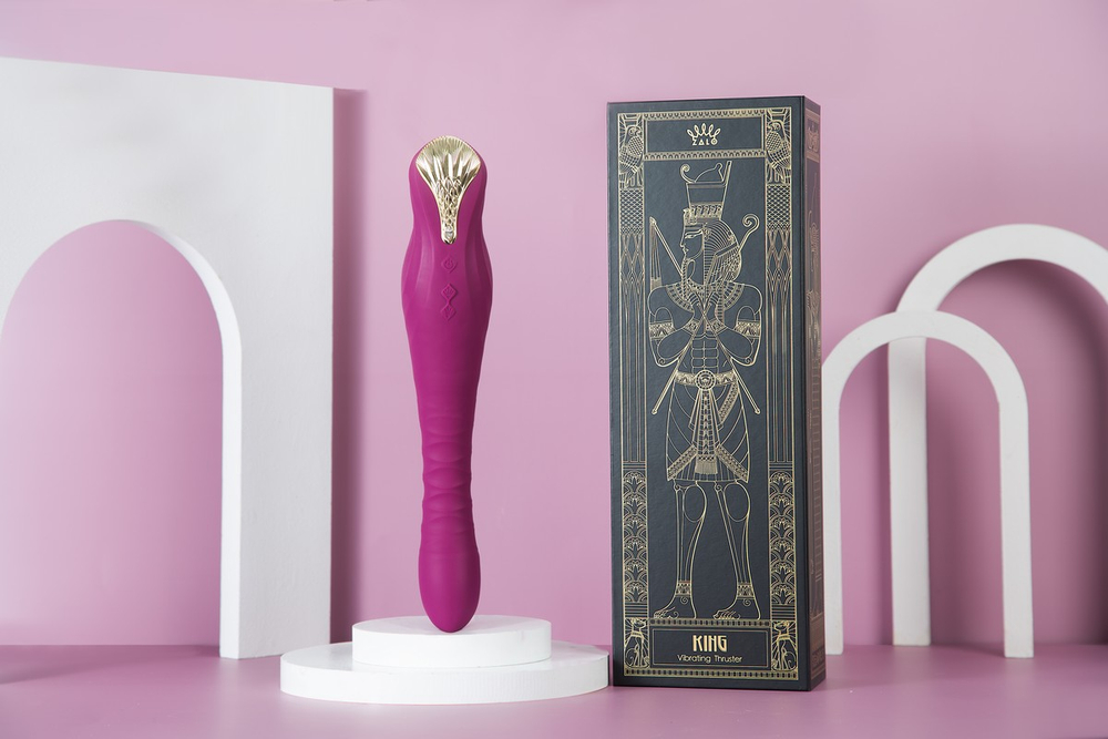 Premium пульсатор ZALO KING, фиолетовый