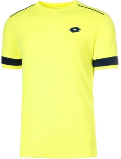 Теннисная футболка Lotto Superrapida V Tee - acid yellow