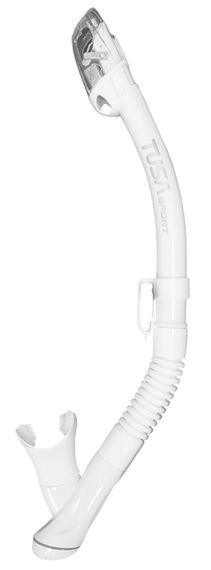 Набор маска+трубка+ласты в сумке TUSA Sport UP-1521QB Black Series белый/белый