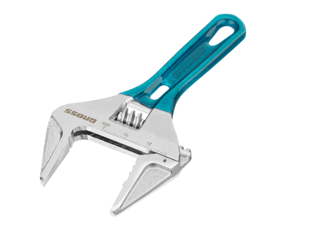 Ключ разводной Gross 120 мм, CrV, укороченная ручка Gross 15564