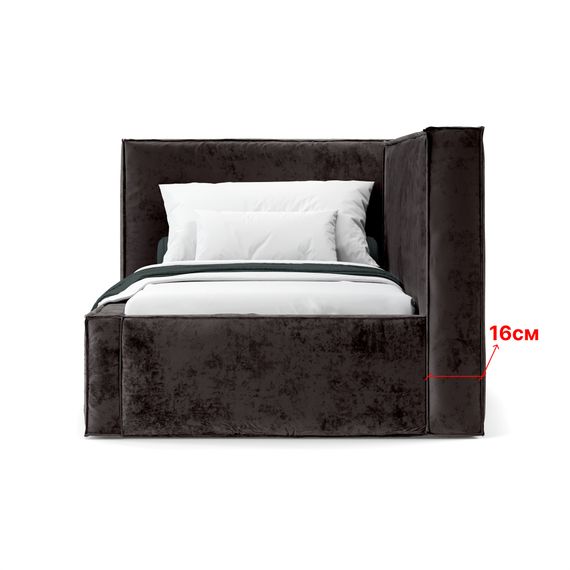 Кровать Bever ЛЕВАЯ 90 с  подъемным механизмом Nebby 016