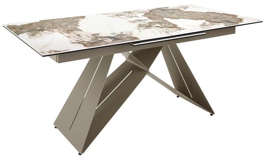 Раздвижной обеденный стол 1114/MC2207DT из мраморной керамики Испания 