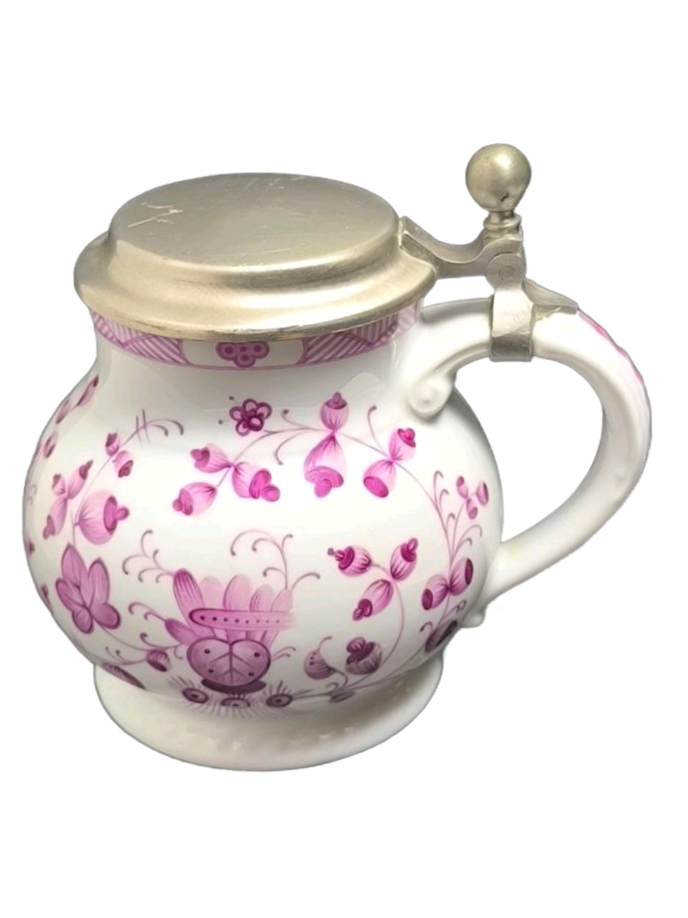 Кружка пивная (фарфор с оловянной крышкой) Royal Tettau