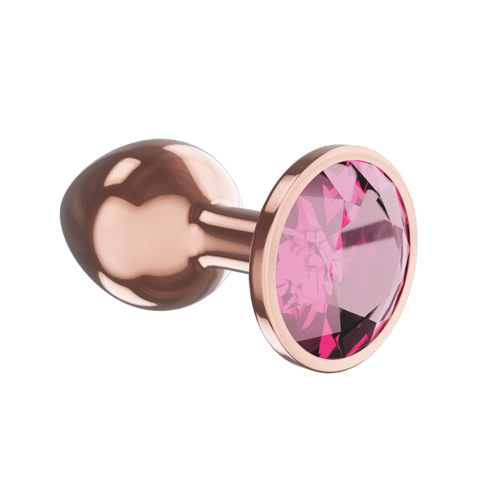 Анальная Пробка Diamond Quartz Shine L Розовое Золото 4023-02lola