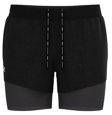 Женские Шорты теннисные Under Armour IsoChill Run 2in1 Short M - черный
