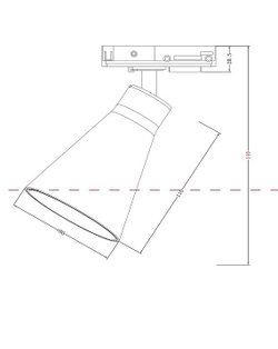 Трековый светильник Maytoni Technical TR022-1-GU10-MG