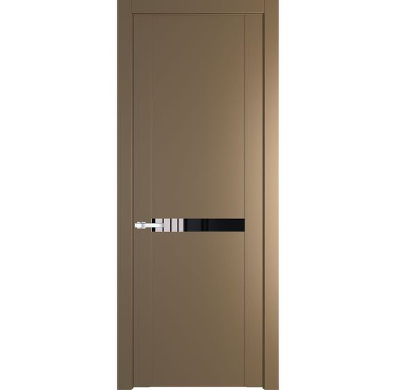 Межкомнатная дверь эмаль Profil Doors 1.4P перламутр золото остеклённая