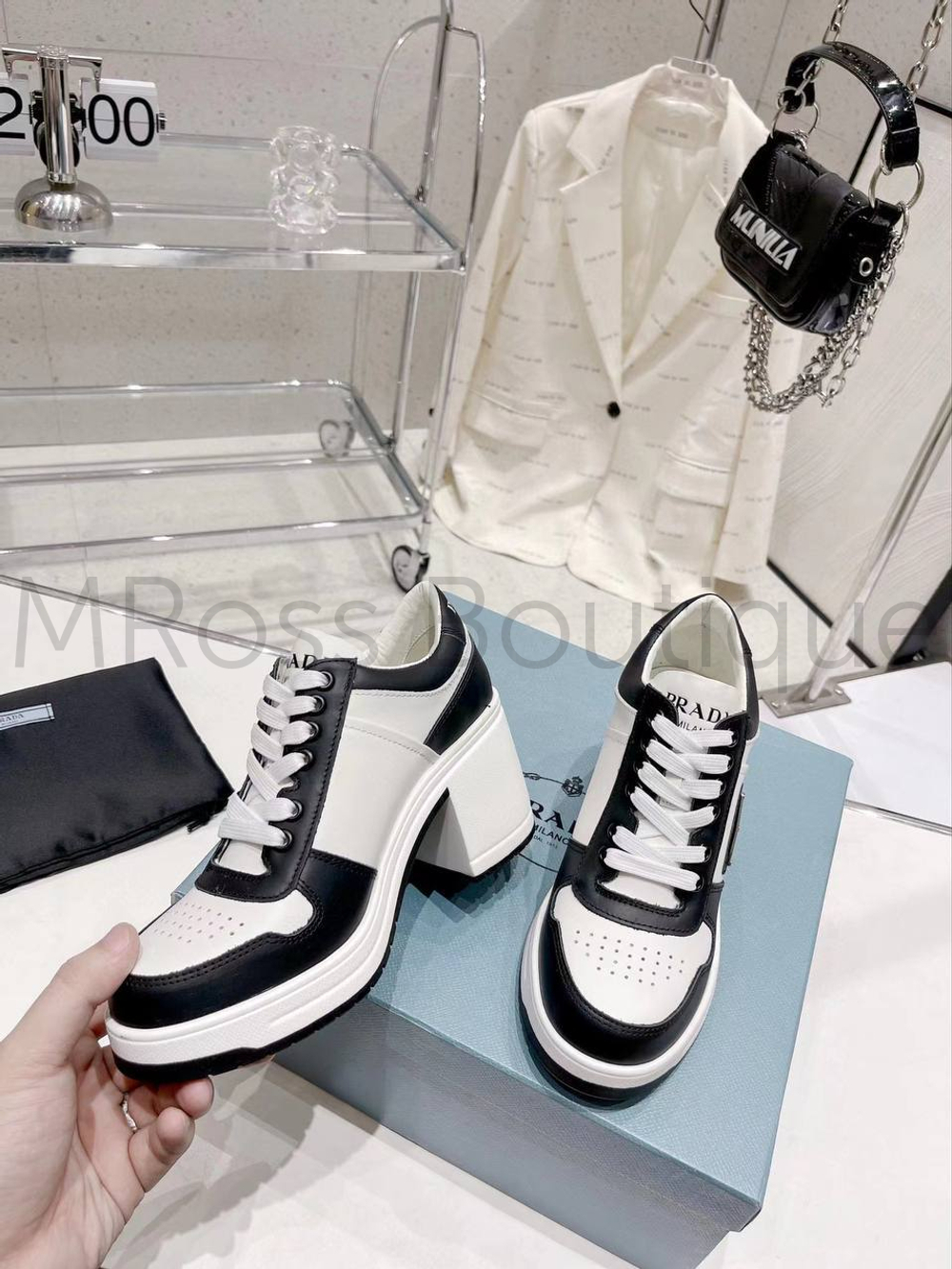 White prada online