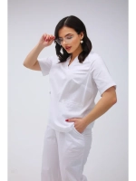 Медицинский костюм с брюками стрейч