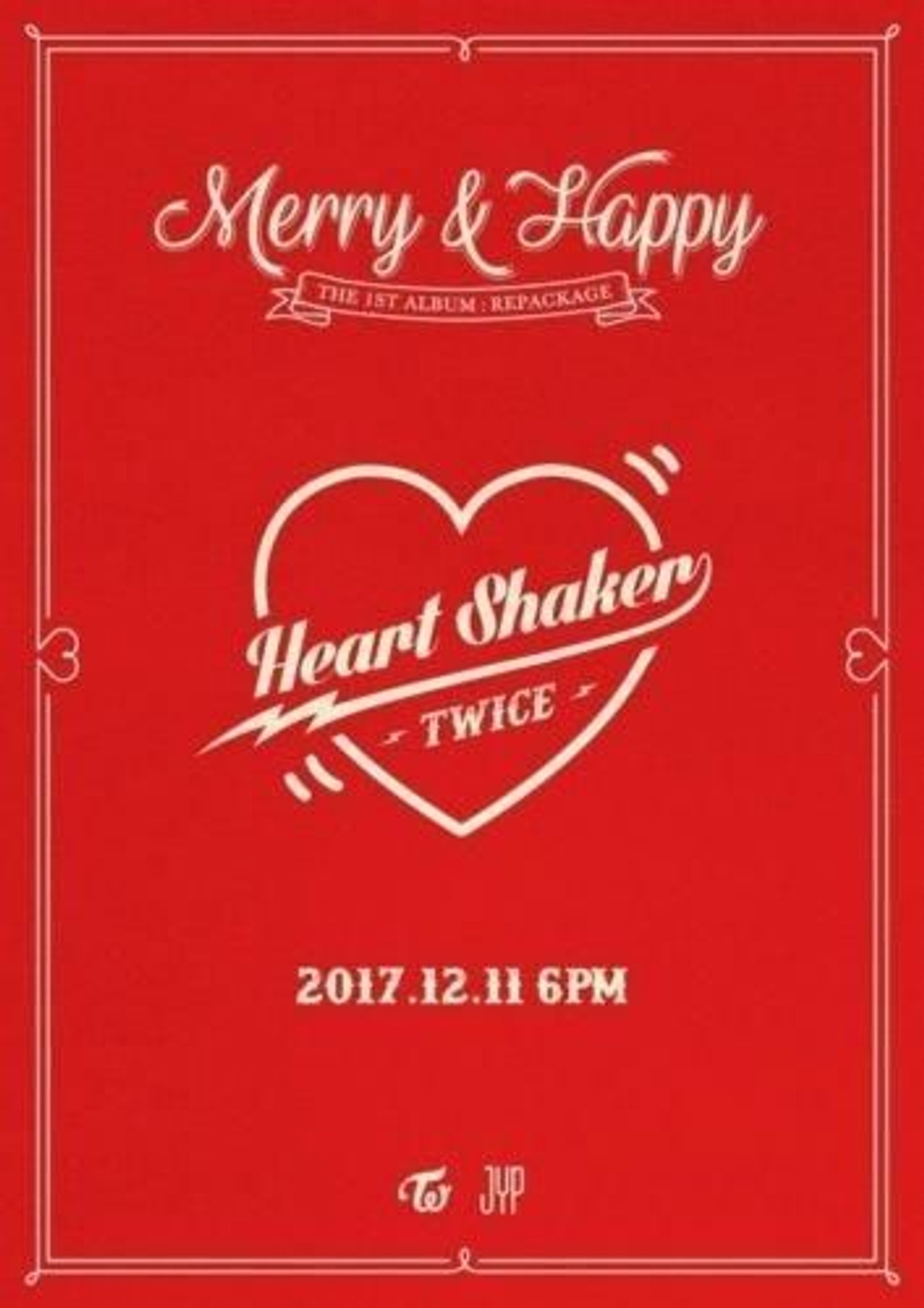 Альбом Twice - Merry & Happy 1st Album Repackage RANDOM Version