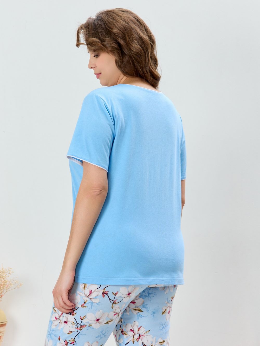 Пижама Узор-2 Виотекс ГОЛУБОЙ