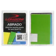 Набор микробумаги для полировки кия Longoni Abrado 12шт.