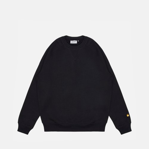 Толстовка мужская Carhartt WIP Chase Sweatshirt артикул:I033660_black - купить в магазине Дайс