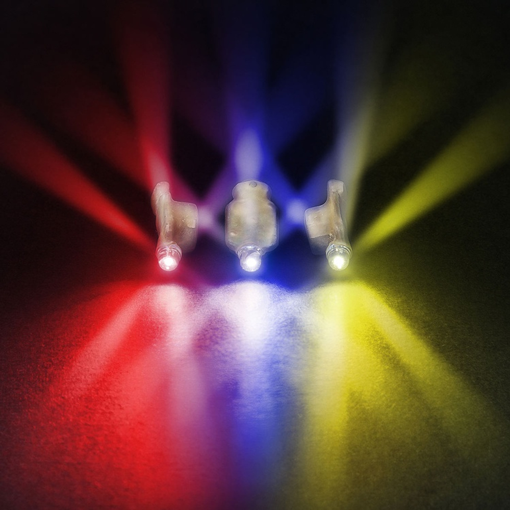 Светодиод для шара Набор 10 шт 3 режима (RGB)