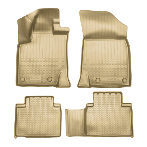 Ковры в салон Norplast/Unidec для Geely Azkarra (2021-) Полиуретан, Бежевый, арт.NPA11-C24-030-2-B