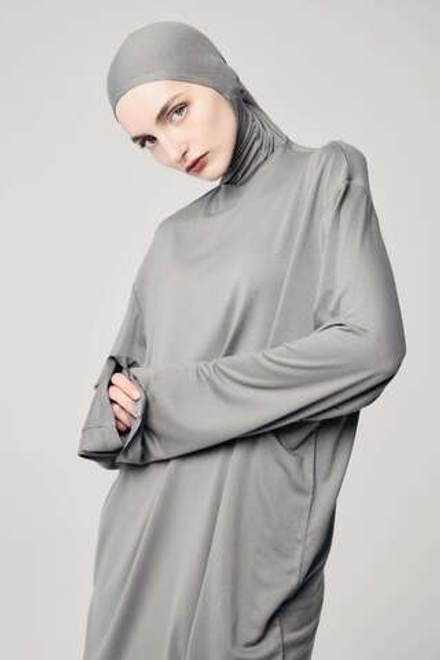 Лонгслив база серый