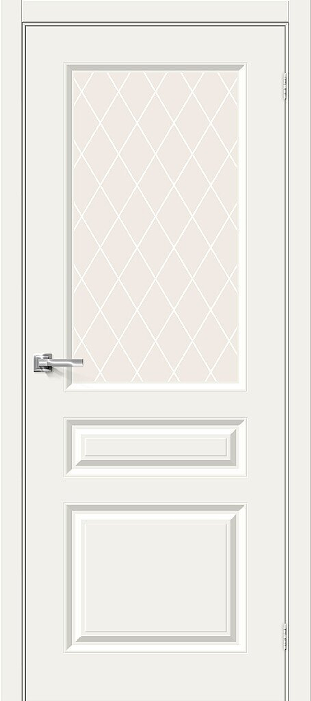 Скинни-15.1 Whitey White Сrystal 200*60