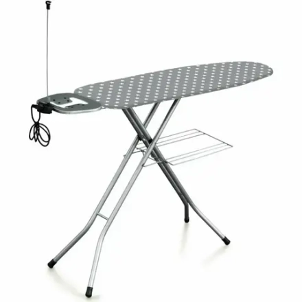 Доска гладильная "Капитоль тефлон" моноблок,шнур 2м,высота 70-90cm,пл.38x120  PERILLA