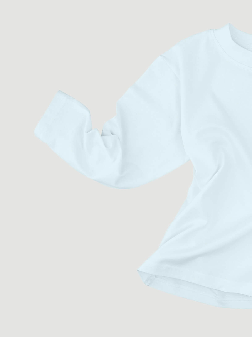 ПРЕДЗАКАЗ Лонгслив со спущенным плечом Mjölk Голубой