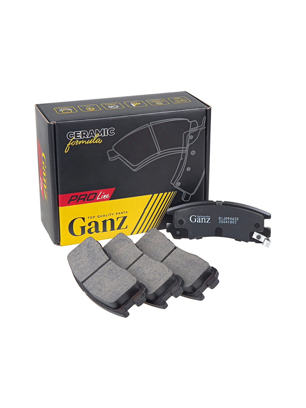 Колодки задние PRO-Line Ceramic MITSUBISHI PAJERO PININ H77W 00- GANZ GIJ09462C