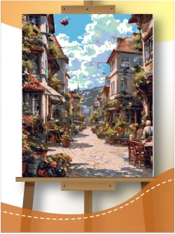 Картина по номерам Красивые улочки