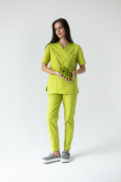 Блуза женская м640 toray стретч лайм