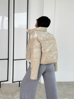 Короткая куртка мини оверсайз широкая еврозима