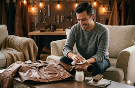 Уход за верхней одеждой из натуральной кожи