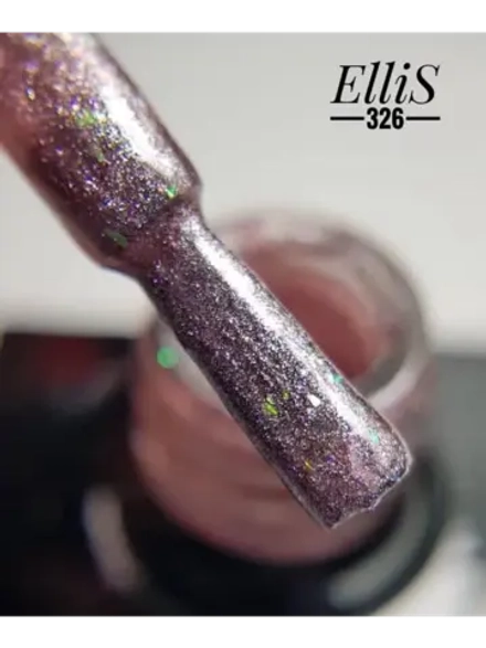 ElliS Chic Cats 326 гель-лак с поталью,10мл