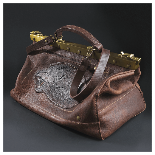 Кожаный саквояж «Путник»