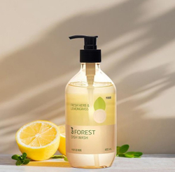 Средство для мытья посуды Beautiful Kitchen Detergent a Forest Container 485ml (Fragrance - FRESH HERB & LEMONGRAS)