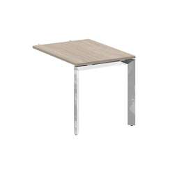 Onix Direct Lux Брифинг-приставка П-обр. м/к M-O.MP-BR-9 Дуб Аттик/Нержавеющая Сталь/Хром 980*720*75