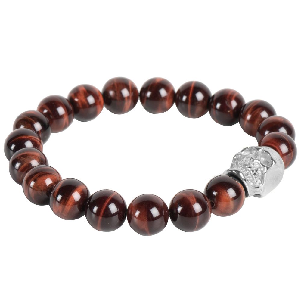 Bracelet skull Pierre Véritable / Коричневый