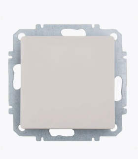 Выключатель Zacru "CLASICO", встраиваемый, антикорозийное покрытие, цвет слоновая кость