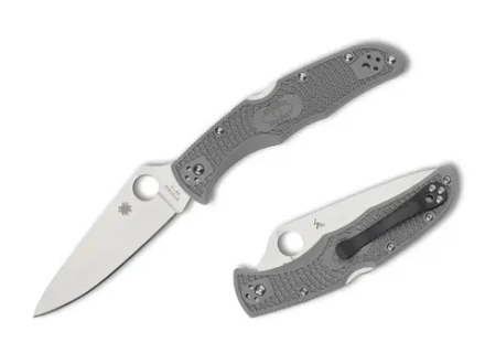 Нож складной Spyderco C10FPGY Endura 4 Flat Ground Gray