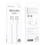 Кабель Type-C на Type-C 60W Borofone BX103 (white)