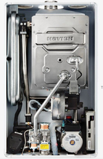 Газовый настенный котел NAVIEN DELUX S Coaxial 24K закрытая камера сгорания двухконтурный 240 м2 , повышенная производительность ГВС