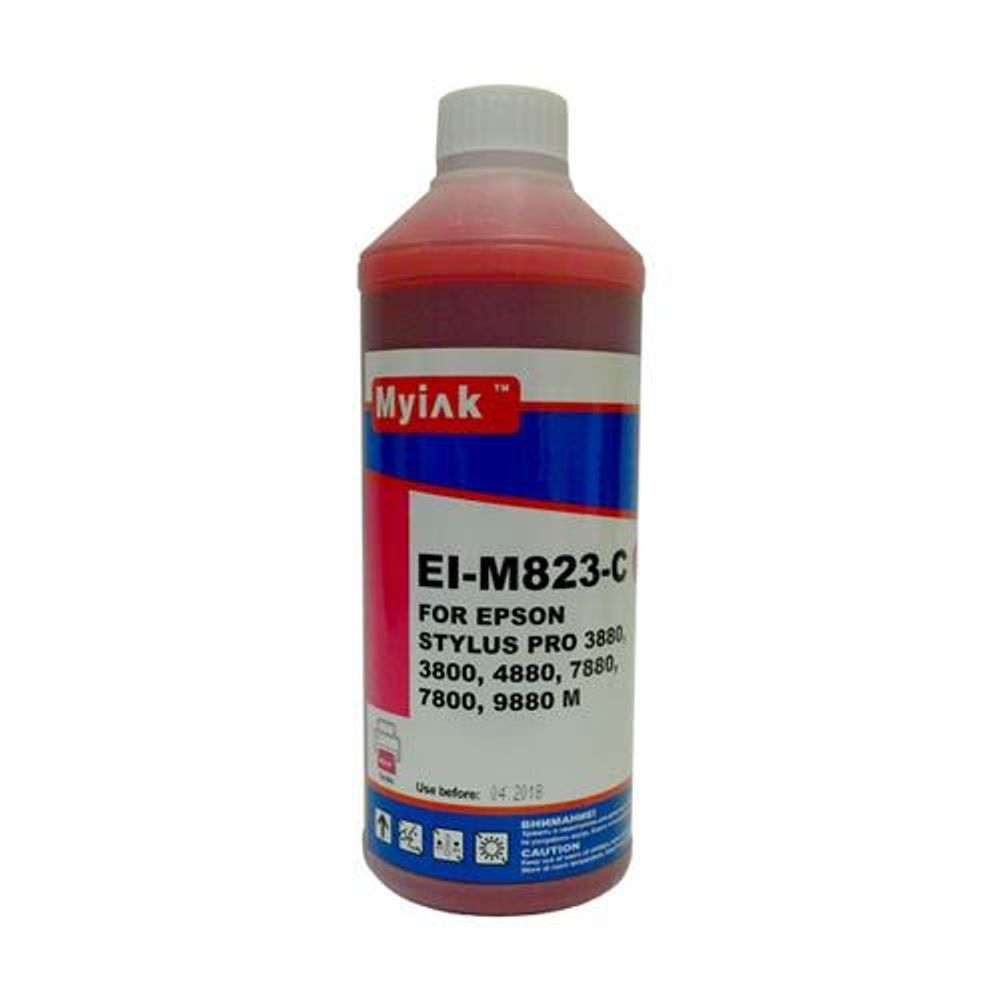 Чернила для EPSON (T0593) R2400/2880/ 3000/3800/7800/9800/7880/9880 (1л, magenta, Pigment) EI-M823-C MyInk