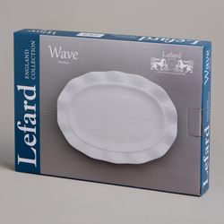 БЛЮДО LEFARD "WAVE" ОВАЛЬНОЕ 30,5*22*3 СМ