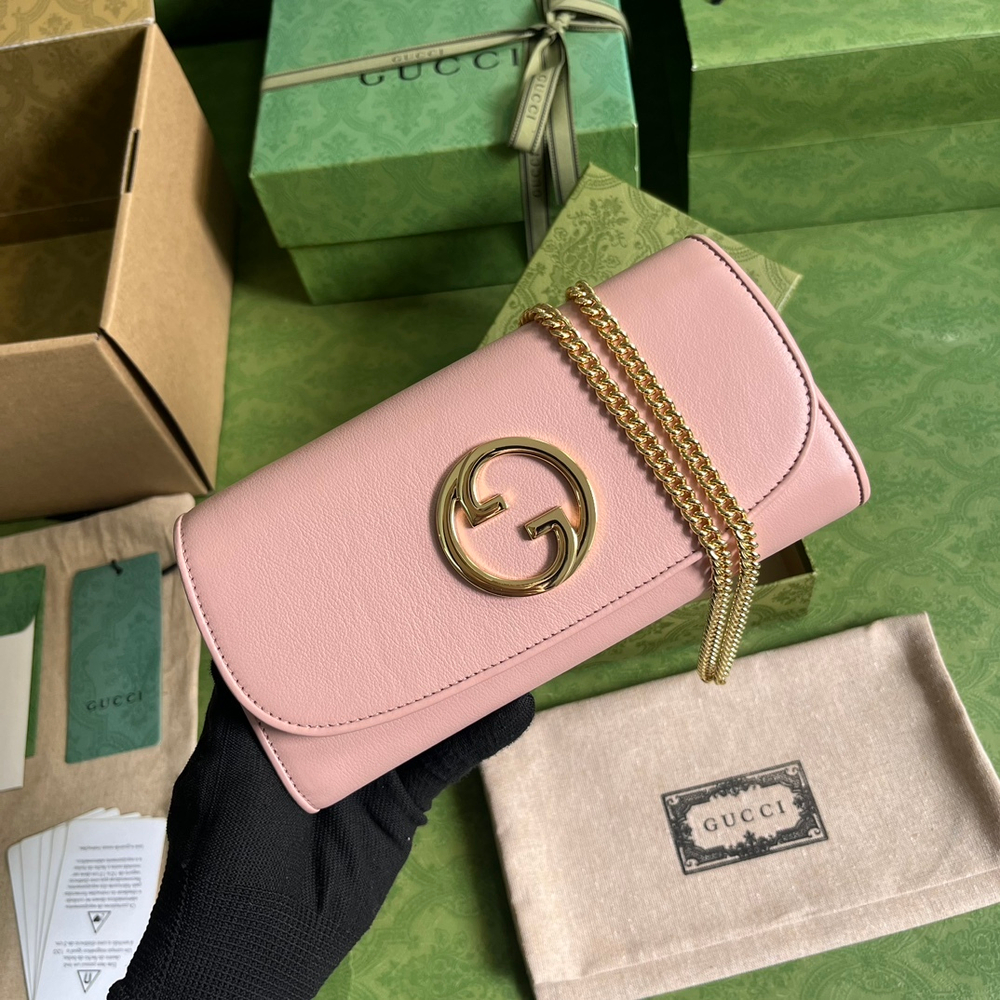 Gucci Blondie Continental Chain Wallet