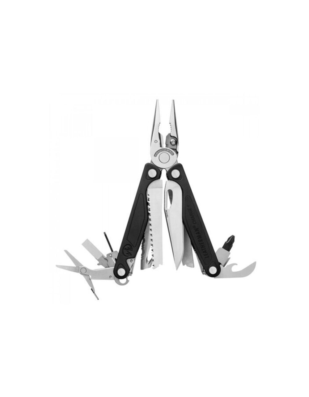 Мультитул Leatherman Charge Plus, 19 функций, стальной, нейлоновый чехол, набор бит
